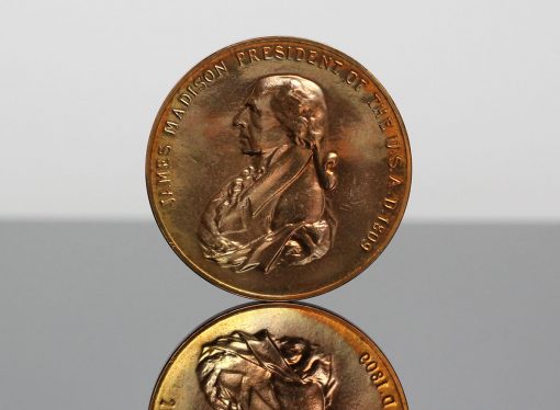 James Madison Presidential Bronze Medal - Obverse