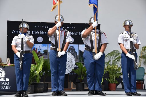 Saipan Southern High School JROTC Battalion Honor Guard