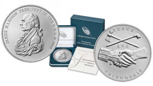 James Madison Presidential Silver Medal Released
