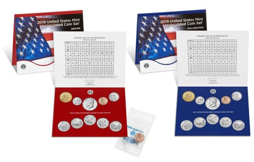 United States Mint 2019 Uncirculated Coin Set