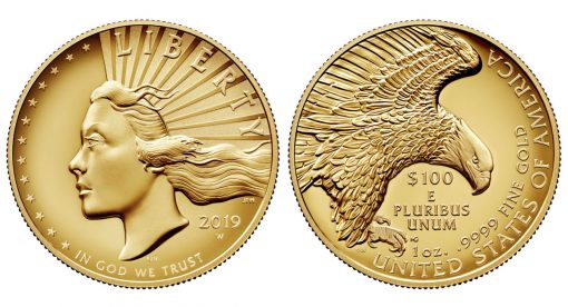 2019 American Liberty High Relief Gold Coin