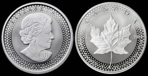 2019 Modified Proof Canadian Silver Maple Leaf