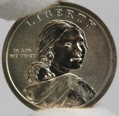 2019-P Enhanced Uncirculated Native American $1 Coin - Obverse