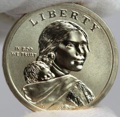 2019-P Enhanced Uncirculated Native American $1 Coin - Obverse,a