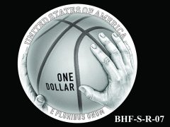 Reverse 2020 Basketball Coin Design Candidate BHF-S-R-07