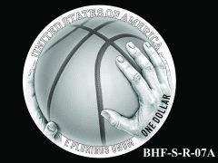 Reverse 2020 Basketball Coin Design Candidate BHF-S-R-07A