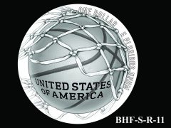 Reverse 2020 Basketball Coin Design Candidate BHF-S-R-11