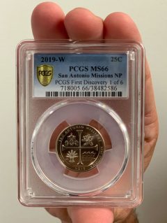 Six Winners in PCGS First Discovery 2019-W San Antonio Quarter Quest