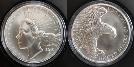 2019-P American Liberty 2.5 oz. Silver Medal