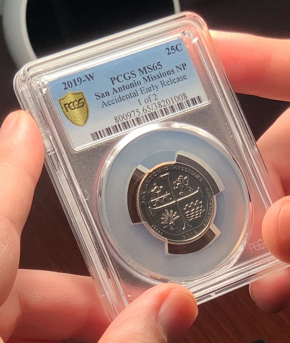 Accidental Early Release of 2019-W San Antonio Quarters | CoinNews