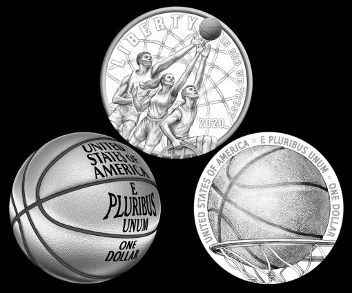 CCAC and CFA Recommended 2020 Basketball Commemorative Coin Designs
