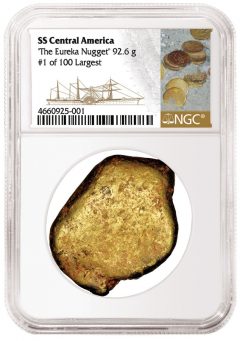 NGC Certifies Gold Nuggets From S.S. Central America Shipwreck 
