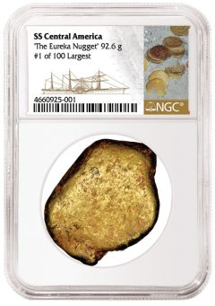 NGC Certifies Gold Nuggets From S.S. Central America Shipwreck