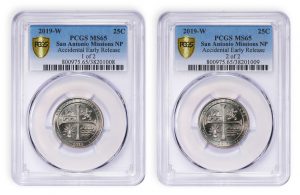 Accidental Early Release of 2019-W San Antonio Quarters
