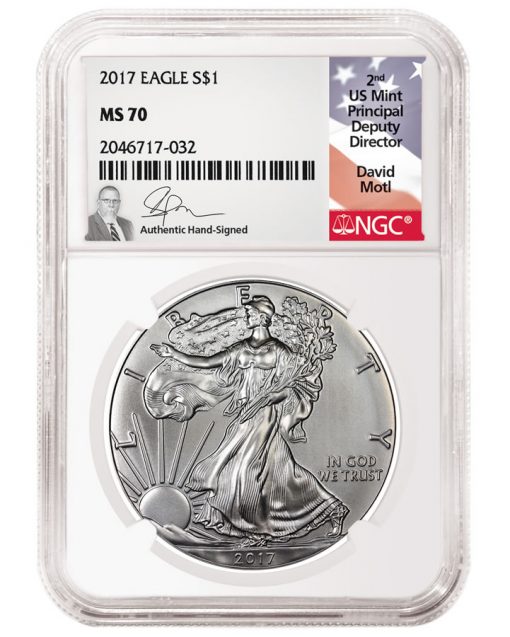 David Motl NGC Label and Coin