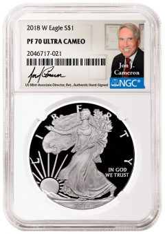 Jon J. Cameron, Veteran U.S. Mint Official, To Autograph NGC Labels