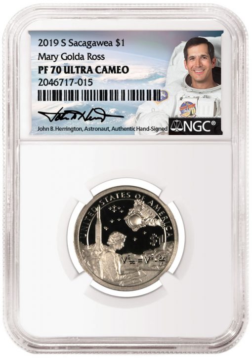 NGC Coin Label Featuring John Herrington