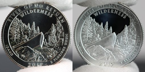 2019-D Uncirculated and 2019-S Proof Frank Church River of No Return Wilderness Quarters