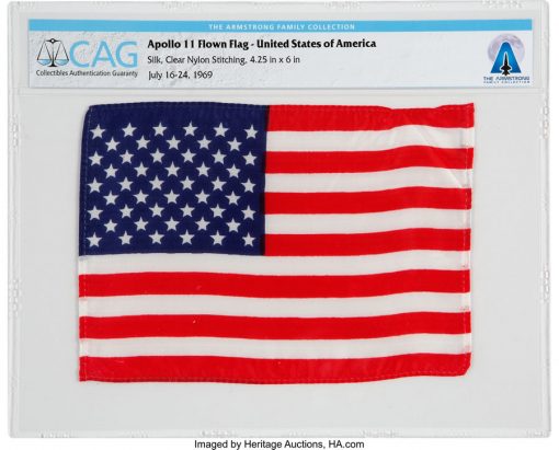 Apollo 11 Flown American Flag