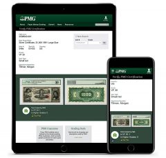 Verify PMG Certification Includes Images of Three Million Notes