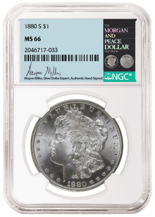 Wayne Miller NGC label and coin