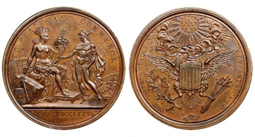 1792 United States Diplomatic Medal.