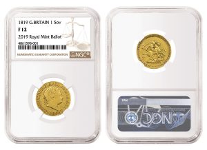UK's Royal Mint Selected NGC To Certify Rare 1819 George III Sovereign 