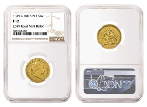UK's Royal Mint Selected NGC To Certify Rare 1819 George III Sovereign