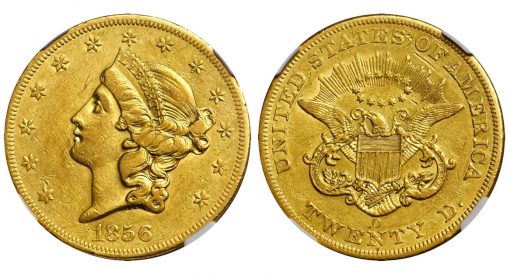 1856-O Liberty Head Double Eagle