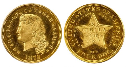 1879 Four-Dollar Gold Stella