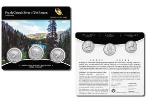 Frank Church River of No Return Wilderness Quarter for Texas in Three-Coin Set