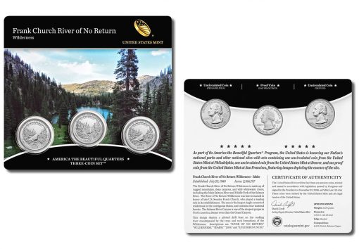 Frank Church River of No Return Wilderness Quarter Three-Coin Set