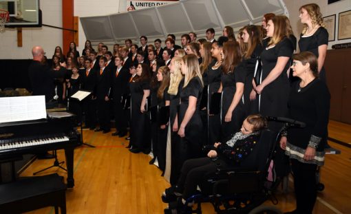 Members of the Salmon High School Legacy Choir
