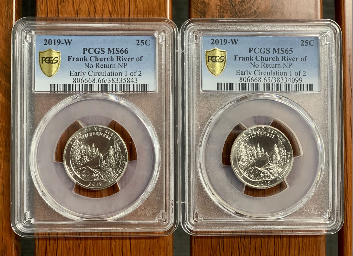 2019 W Church River No Return NP 25c PCGS MS65 Signed First Week West Point 