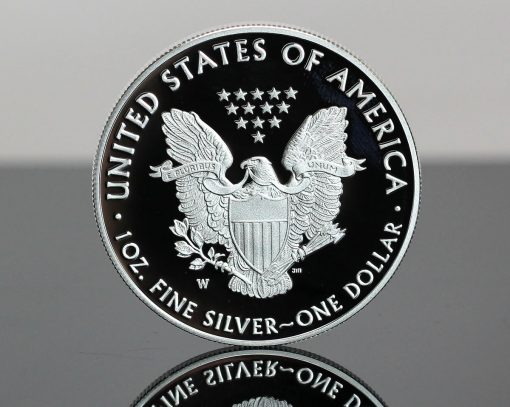 2020-W Proof American Silver Eagle - Reverse