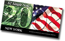 2008 $2 Single Note (New York)
