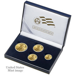 4-coin American Eagle Gold Uncirculated Presentation Case