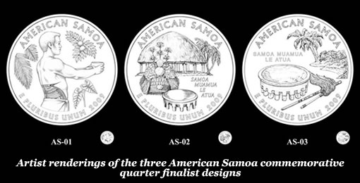 American Samoa Commemorative Quarter Finalist Designs