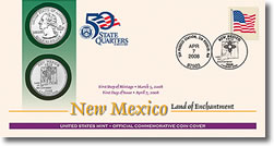 2008 New Mexico Official First Day Covers 