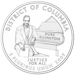 Duke Ellington Washington D.C. Quarter Design Candidate