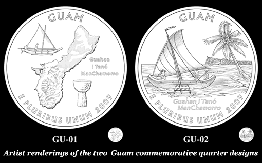 Guam Commemorative Quarter Finalist Designs