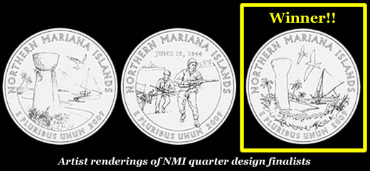 Northern Mariana Islands (CNMI) Commemorative Quarter Designs and winner