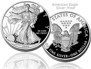 2008 American Eagle Silver Proof Coin