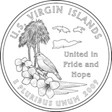 2009 United States Virgin Islands Quarter Design