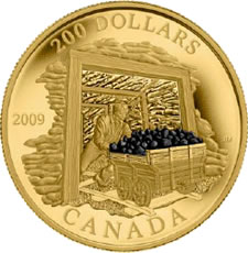 2009 22 KARAT GOLD 200 DOLLAR COAL MINING TRADE COIN 