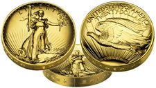 009 Ultra High Relief Double Eagle Gold Coin