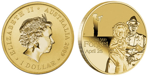 Australia First Annual ANZAC $1 Coin