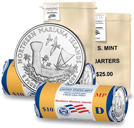 Northern Mariana Islands Quarter, Bags and Rolls