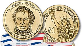 Final Days for Zachary Taylor Presidential Dollar Rolls Zachary Taylor Presidential $1 Coin and Rolls