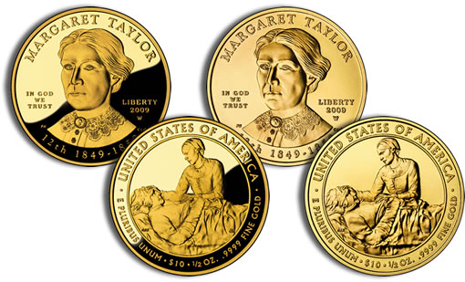 2009 Margaret Taylor First Spouse Gold Coins 